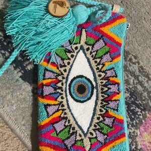 Colorful Embroidered Crossbody Bag Brand is ISASUMA